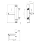 Tapwell ARM022-150 Badekararmatur