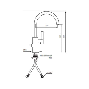 Tapwell ARM384 Kjøkkenarmatur