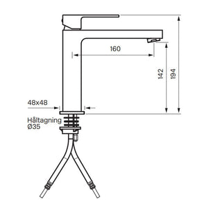 Tapwell EF081 Servantbatteri