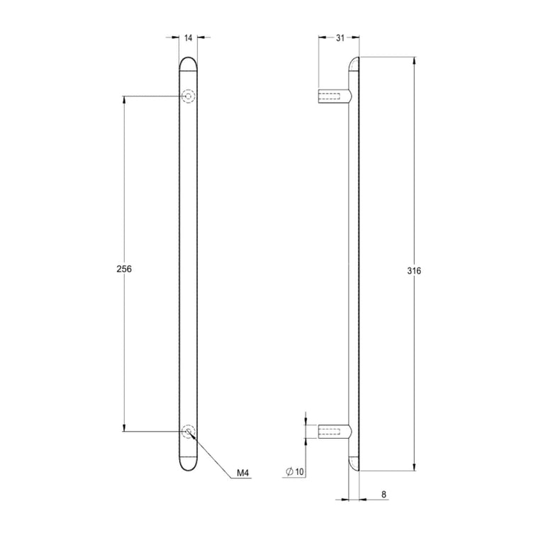 Tapwell Pastille 316 Håndtak