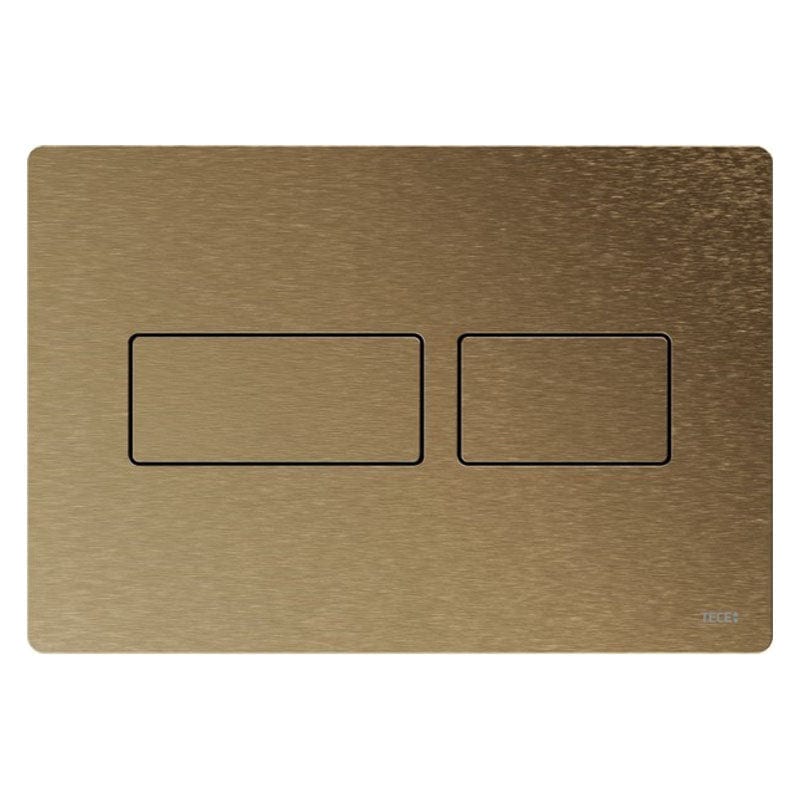 TECEsolid WC Betjeningsplate Børstet bronse Tece Betjeningsplate og trykknapper TE-1390494