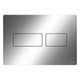 TECEsolid WC Betjeningsplate Krom Tece Betjeningsplate og trykknapper TE-6122646