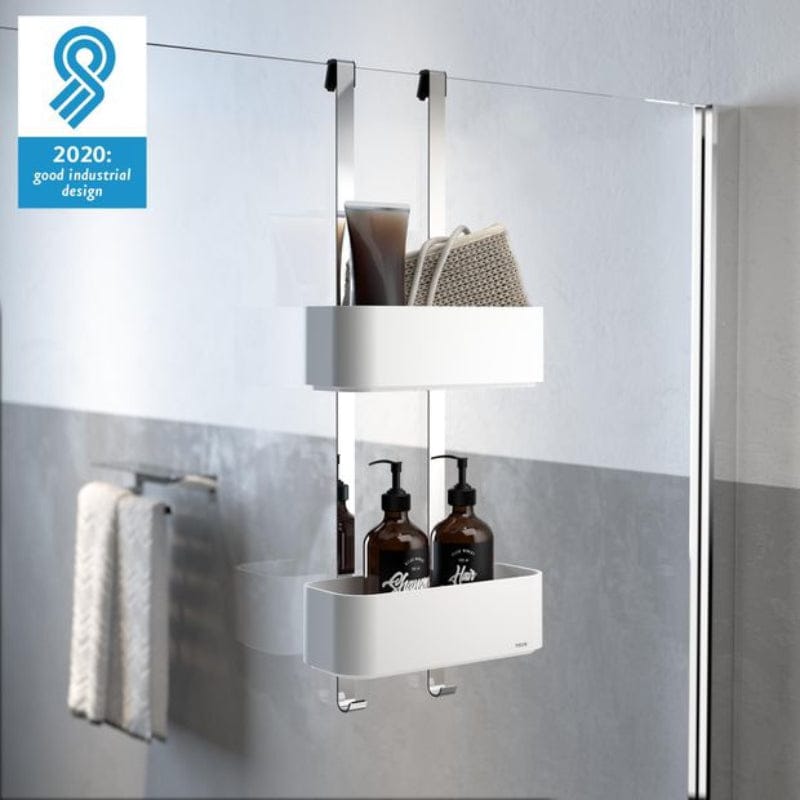Tiger 2-Store Shower Caddy Dusjkurv  Tiger Dusjhylle