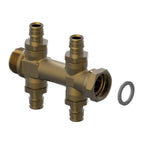 Uponor Aqua Plus Q&E DR Fordeler med Løpemutter - 2+2 uttak