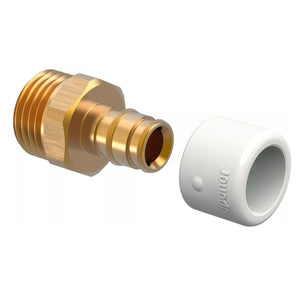 Uponor Q&E DR Rettnippel Utvendig