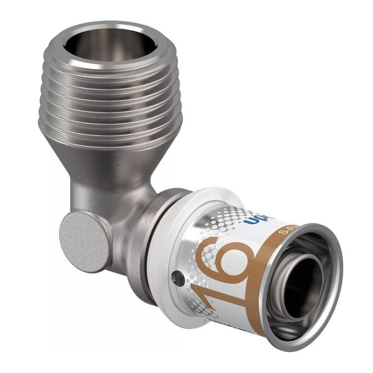 Uponor S-Press Plus Albue med Utvendig gjenge