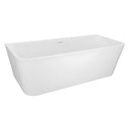 Vikingbad Badekar Dybe Rett 160-180 back to wall