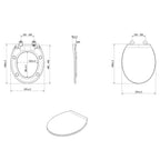 Vikingbad CIBA Rimless vegghengt toalett