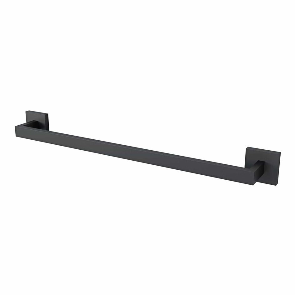 VikingBad Luna Rett Håndklestang Selvklebende Svart matt VikingBad Håndklestang VB-006184-02