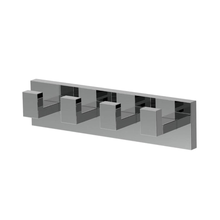 OUTLET: Vikingbad Luna Rett Knaggrekke med 4 kroker
