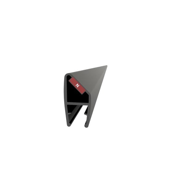 Vikingbad Magnetprofil Liam Fast Glassfelt 90° hjørnemontering