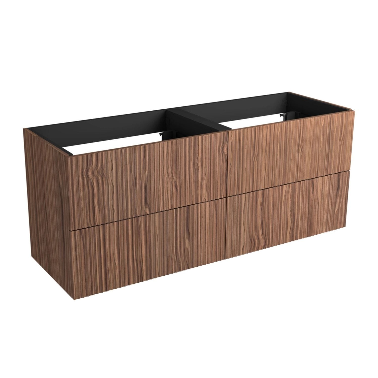 Vikingbad MIE Bølge Servantskap Valnøtt / 120cm dobbel VikingBad Servantskap VB-116889