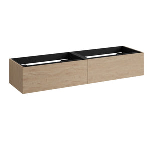 Vikingbad MIE DEMI Slett Servantskap Mål: B(120-180)xH46xD29 cm