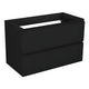 VikingBad MIE SLIM Fingergrep Servantskap Svart eik / 50cm VikingBad Servantskap VB-111886