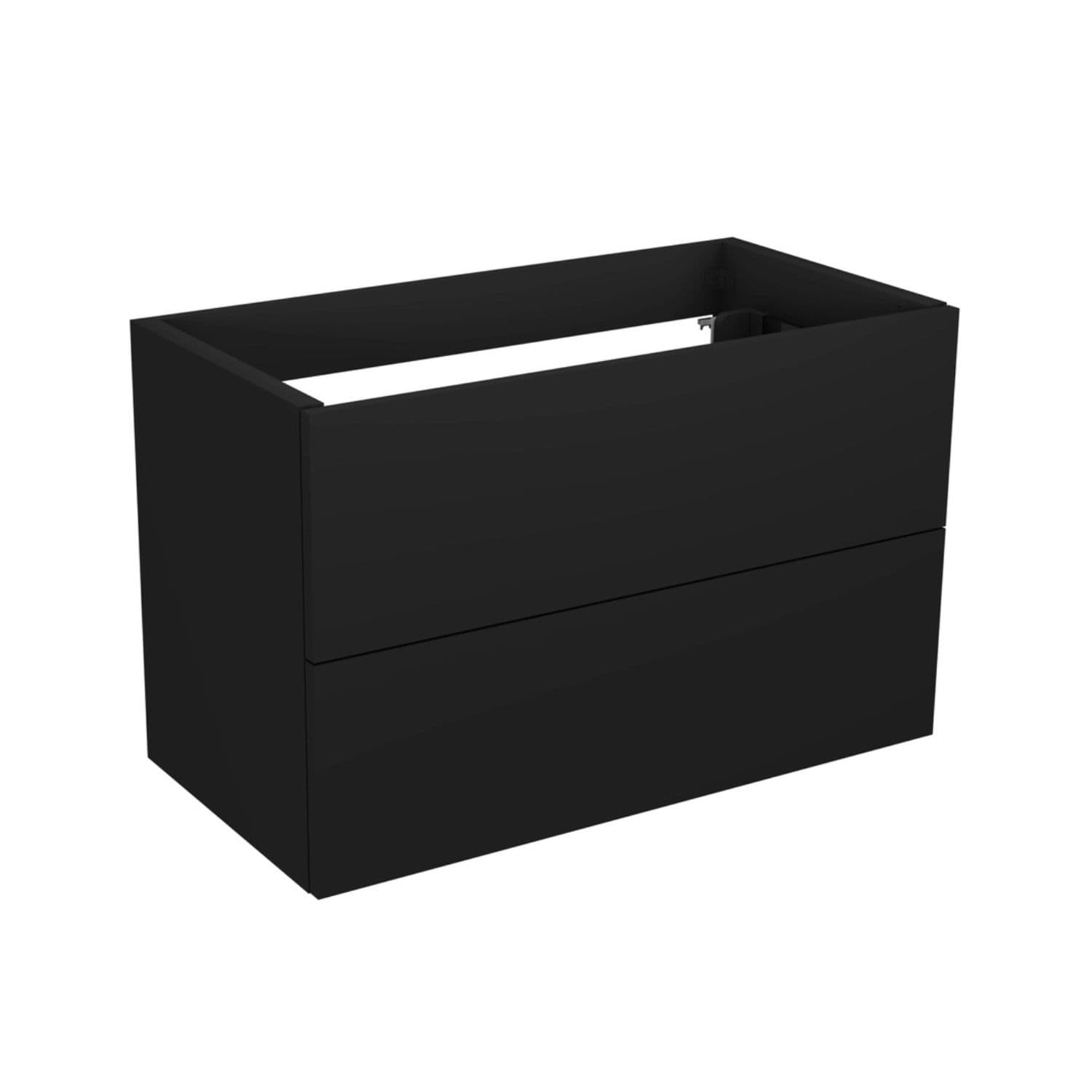 Vikingbad MIE SLIM Slett Servantskap Svart matt / 50cm VikingBad Servantskap VB-115678
