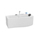 VikingBad Raet Massasjebad 173 170cm / Standard / Venstre VikingBad Boblebadekar VB-107074