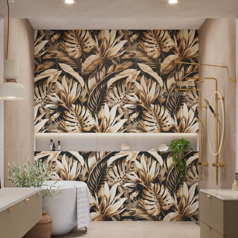 Vikingbad Wall Gallery Dekorflis Gold jungle / 60x120cm VikingBad VB-117434.DOM4-.xx