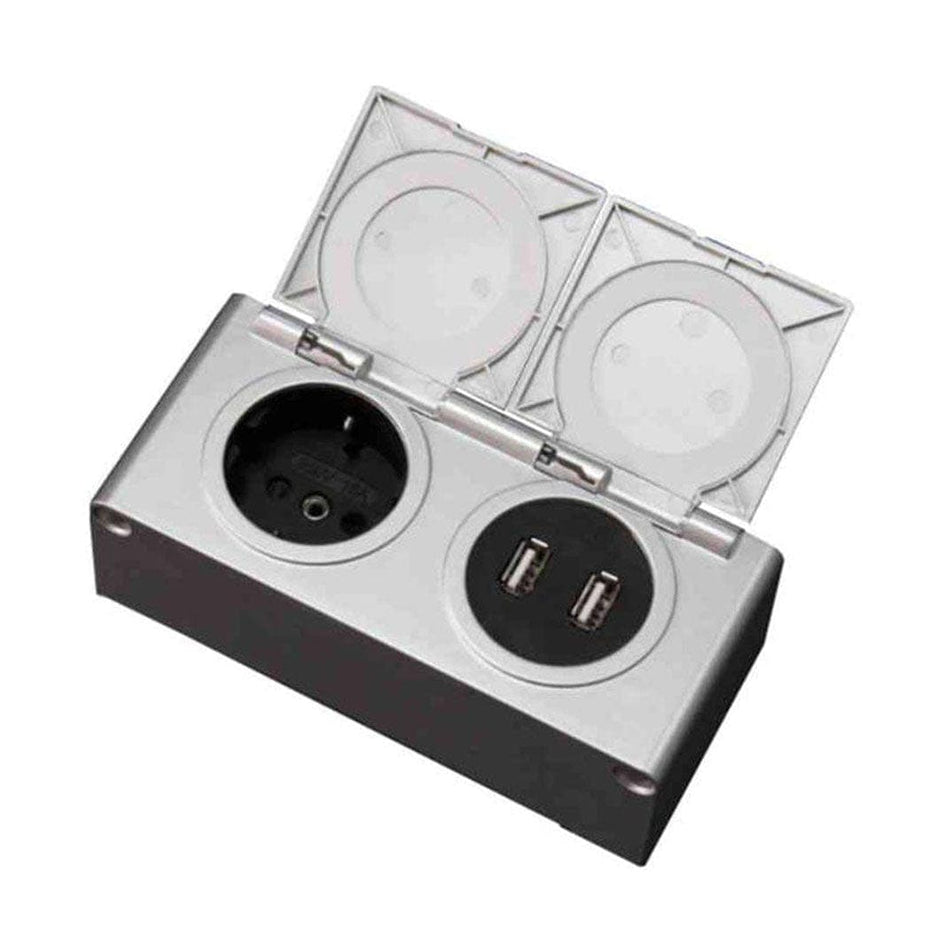 A-Collection Powerbox NCB-22 m/USB A-collection Tilbehør møbler AH-7042075