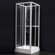 Alterna Primeo Dusjkabinett Rett - B70/80/90cm Hvit matt / 80x80cm / Frostet glass Alterna Dusjkabinett BUN-BD6310632