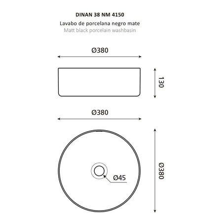 Bathco Dinan Bolleservant Ø38cm