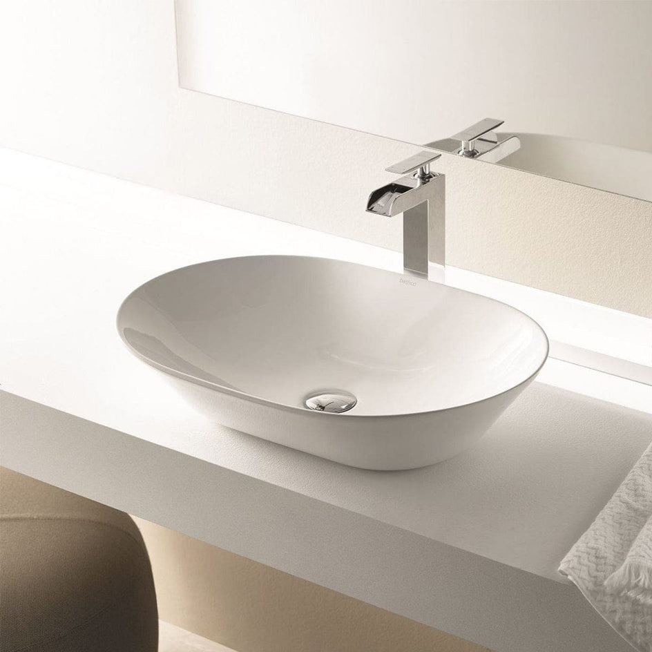 Bathco Toulouse Bolleservant B59x42cm - porselen Hvit Bathco Bolleservant KO-4037N