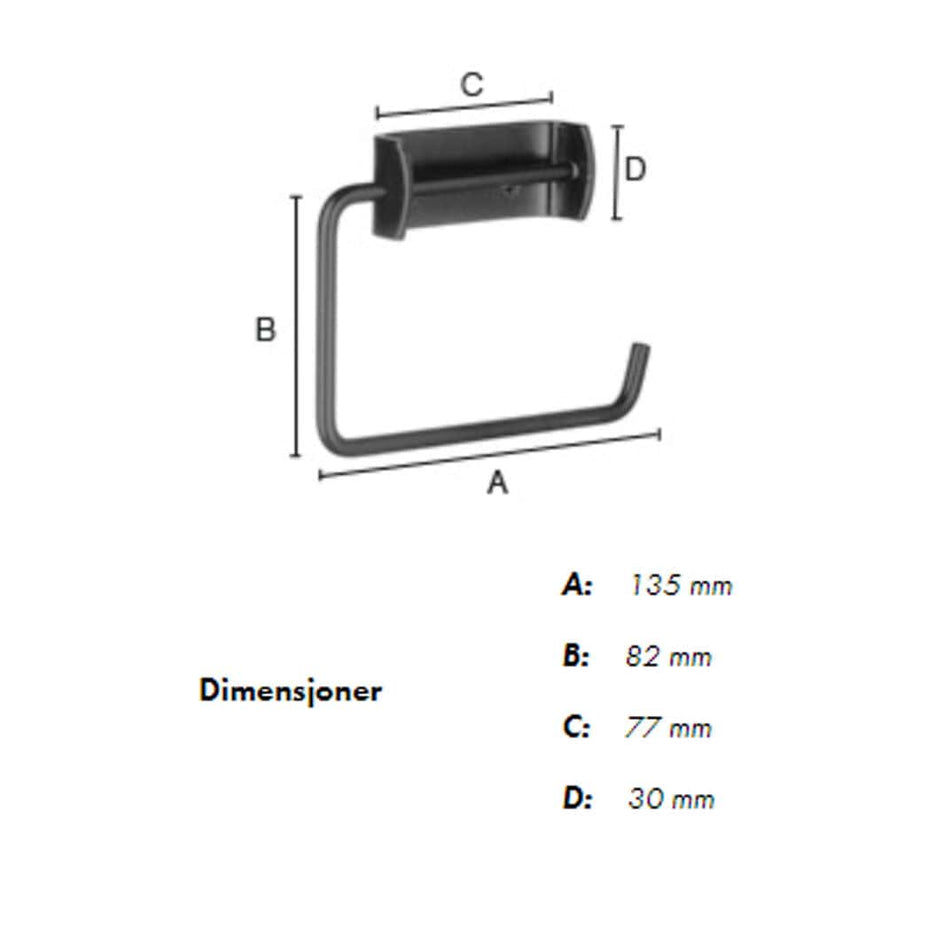 Beslagsboden Toalettpapirholder B441 Beslagsboden Toalettrullholder