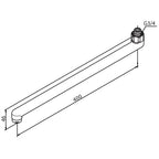Damixa 390mm Svingtut