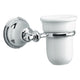 Damixa Tradition Tannglass Krom/Hvit Krom Damixa Tannbørsteholder KO-3730800