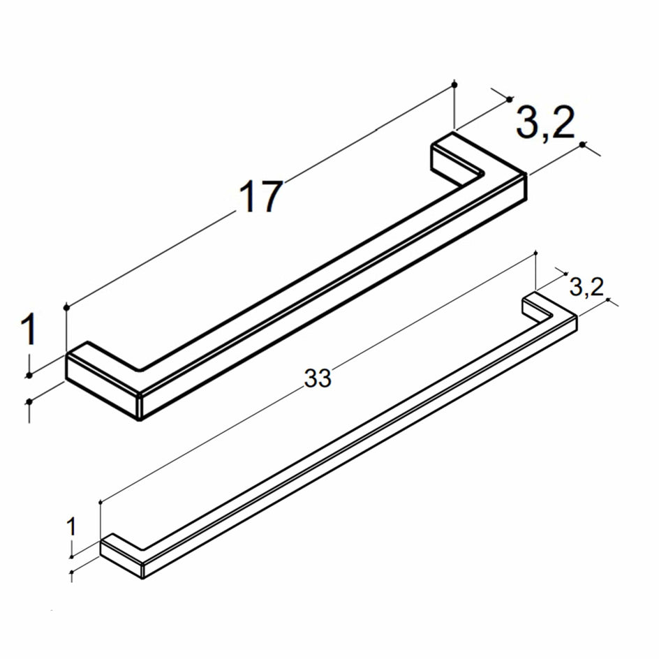 Dansani Grep Base L170-330mm CC160-320mm Dansani Knotter og håndtak