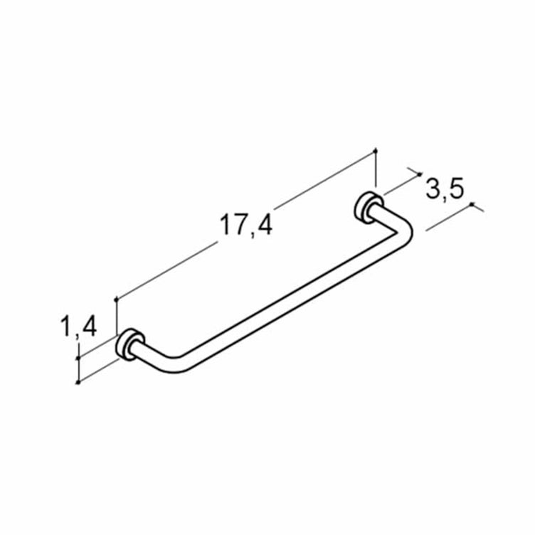 Dansani GRACE Håndtak L174mm CC160mm