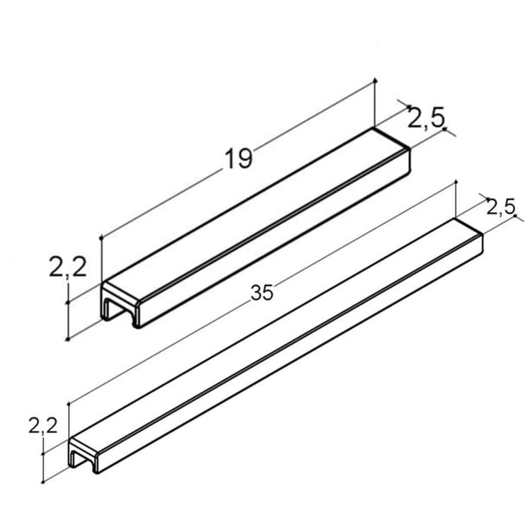 Dansani Grep Step L190mm CC160mm