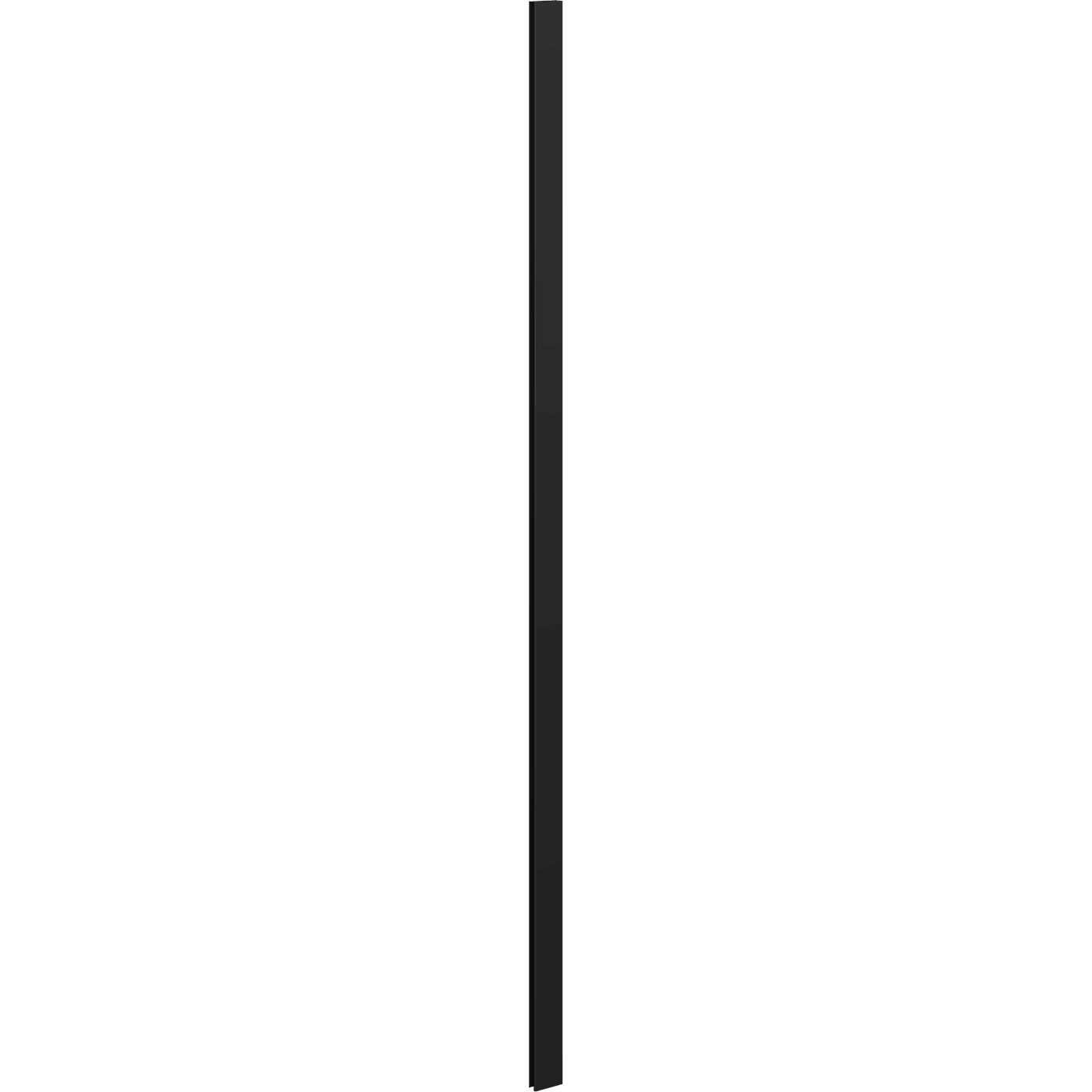 Dansani Match Avstandsprofil D +20mm - H197,5cm Svart matt Dansani Veggprofil DA-1603526