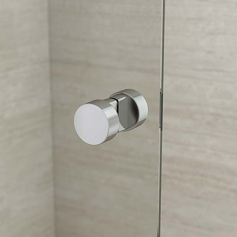 Dansani Match C Dusjdør med sidepanel B90-100xH200cm Dansani Dusjdør