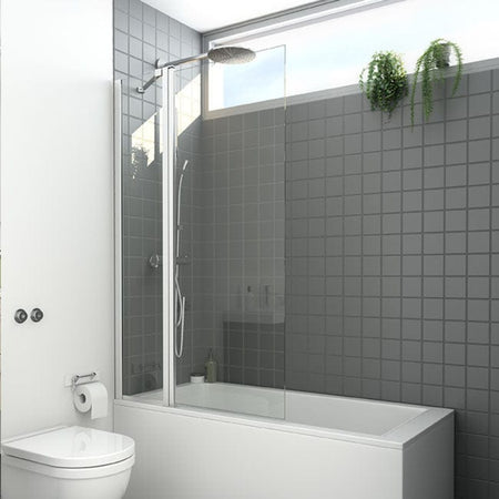 Dansani MATCH H Badekarvegg med sidepanel