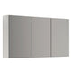 Dansani Mido+ Select Speilskap 3 dører uten lamper B120xH64cm Hvit høyglans / 120cm Dansani Speilskap DA-S673-112