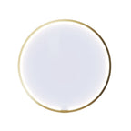 Dansani MOON rundt speil med lys (ramme)
