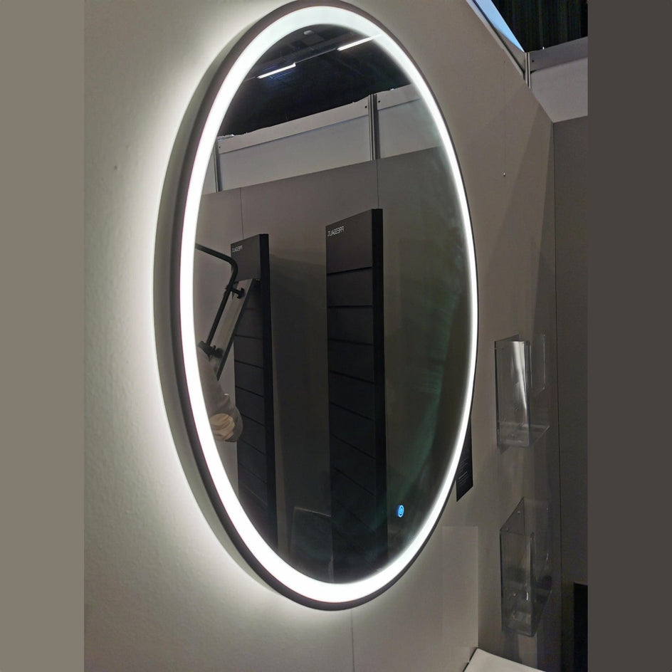 Dansani Shine Rammespeil LED Svart / 75cm Dansani Baderomsspeil DA-94770