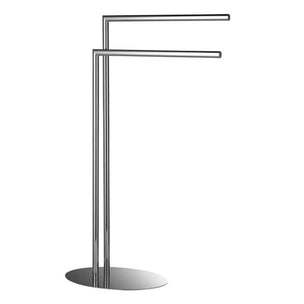 OUTLET: Esbada Classic håndklestativ 2 stenger oval fot krom