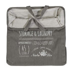 Esbada Laundry skittentøykurv 45L smal Grå Lin