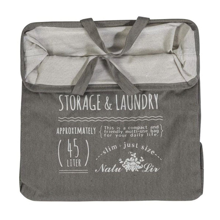 Esbada Laundry skittentøykurv 45L smal Grå Lin