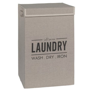 Esbada Laundry skittentøykurv 62L lysbeige Lin