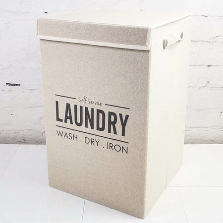 Esbada Laundry skittentøykurv 62L lysbeige Lin