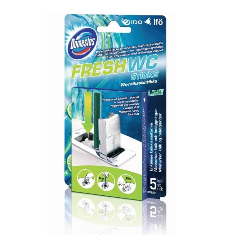 Fresh WC Duftstav 5stk - Ocean/Lime Lime Geberit Tilbehør toalett GE-6005135