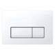 Geberit Delta 50 Betjeningsplate Dobbelskyll Alpehvit Geberit Betjeningsplate og trykknapper GRO-6166373