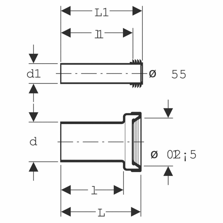 Geberit Klosettilslutning Komplett Geberit Tilbehør toalett GE-6167419