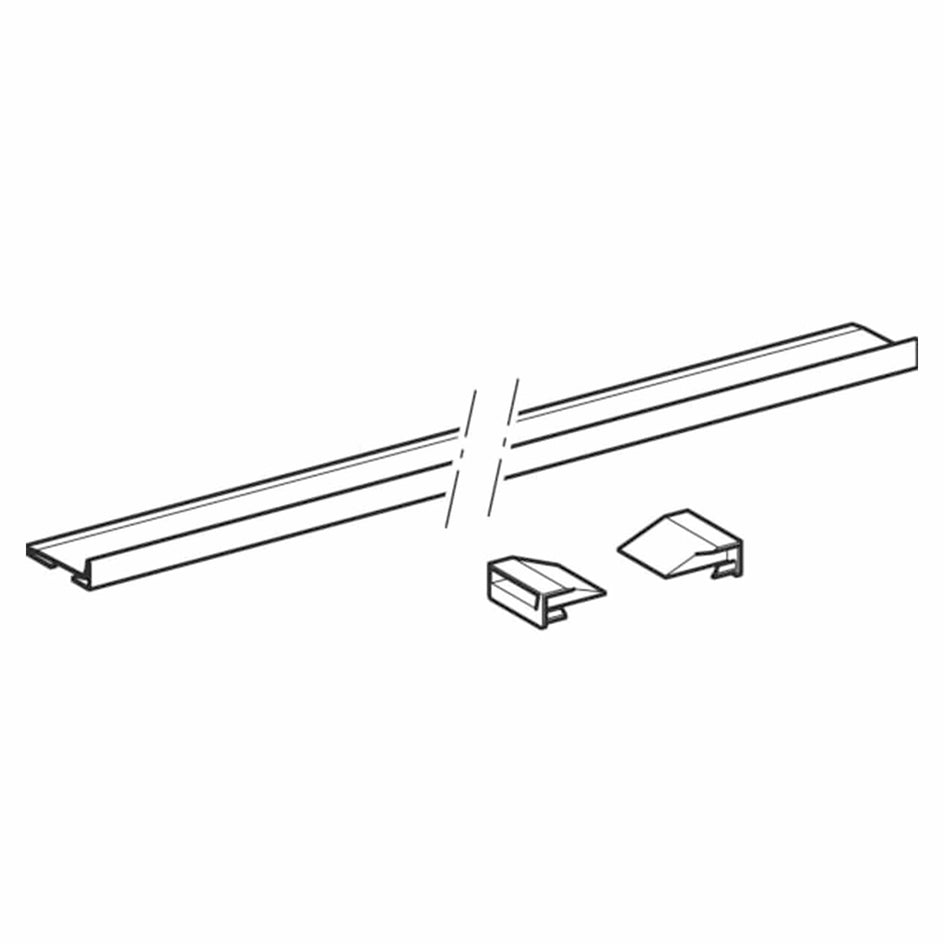 Geberit kollektorprofil for veggsluk Geberit Tilbehør sluk GE-154.340.FW.1
