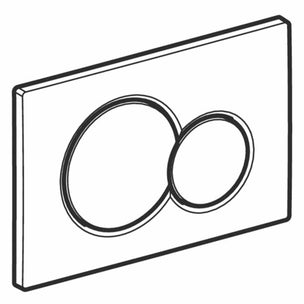 Geberit Sigma01 Rund Betjeningsplate