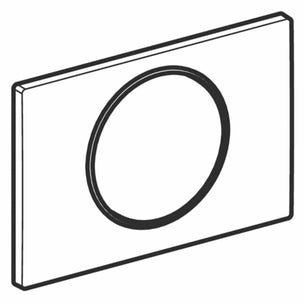 Geberit Sigma10 Rund Betjeningsplate enkeltskyll