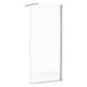 Gustavsberg Fast Dusjvegg SRWL Vendbar Krom / 80cm / Klart glass Gustavsberg Dusjvegg VIL-6301509