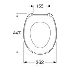 Gustavsberg Nordic3 Toalettsete QR/SC - hardplast